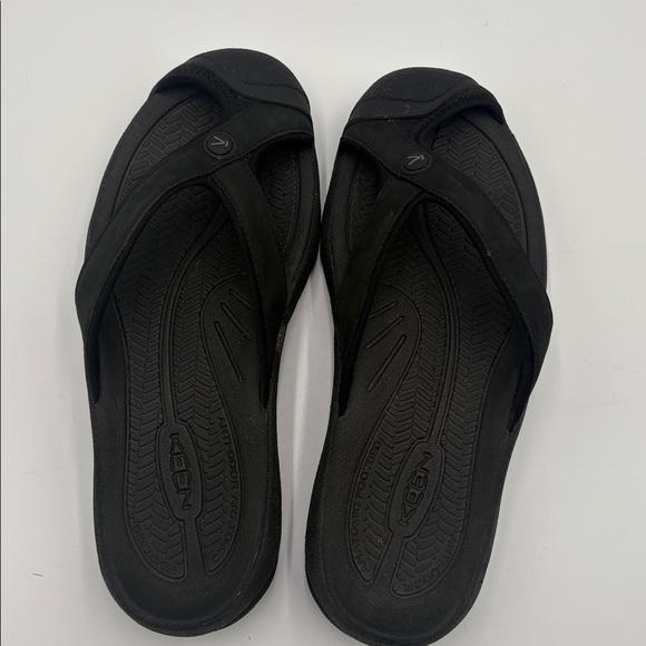 KEEN Waimea Flip Flop Sandals Black Comfort Thong Women’s Size 7 - Picture 7 of 11